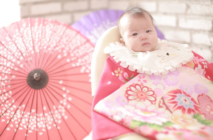 百日記念の女の子 スタジオジャム